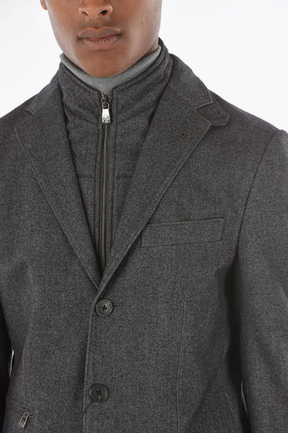 ID Removable Chesterpiece IDENTITY Cotton Blazer