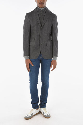 ID Removable Chesterpiece IDENTITY Cotton Blazer