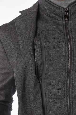 ID Removable Chesterpiece IDENTITY Cotton Blazer