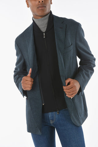 ID Blazer 2 Bottoni IDENTITY con Tasche a Toppa e Chesterpiece