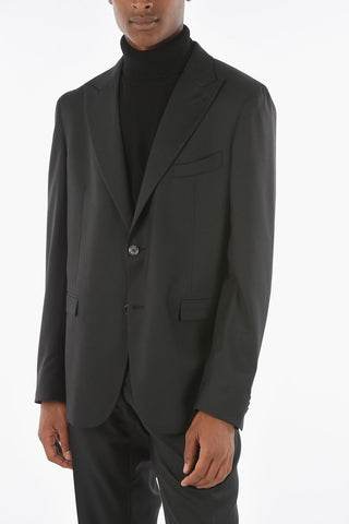 CC COLLECTION Virgin Wool REWARD Cerimony Suit with Peak Lapel