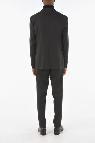 CC COLLECTION Virgin Wool REWARD Cerimony Suit with Peak Lapel