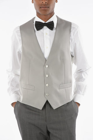 CC COLLECTION Virgin Wool Silk REFINED Cerimony 3-piece Suit