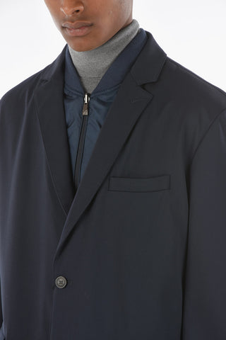 Blazer Revers Classico con Gilet Removibile 
