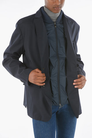 Blazer Revers Classico con Gilet Removibile 