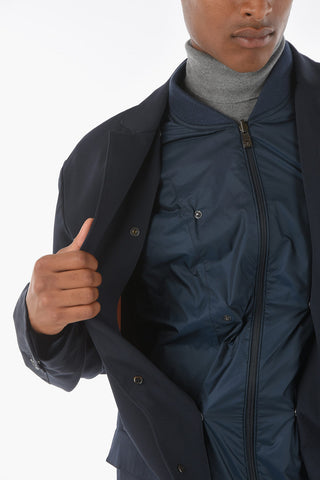 Blazer Revers Classico con Gilet Removibile 