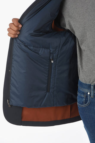 Blazer Revers Classico con Gilet Removibile 