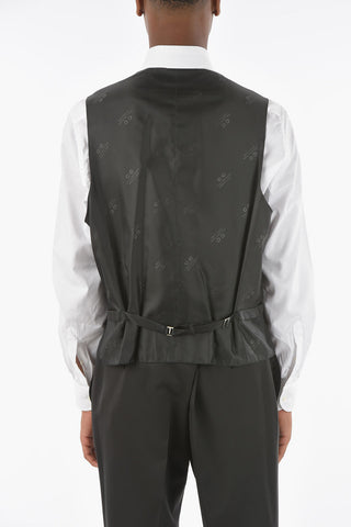 CC COLLECTION Virgin Wool Blend CERIMONY RIGHT Suit with Satin Peak Lapel