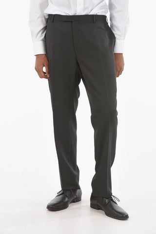 CC COLLECTION Virgin Wool Blend CERIMONY RIGHT Suit with Satin Peak Lapel