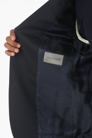 Virgin Wool ACADEMY Suit with Notch Lapel