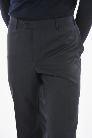Virgin Wool ACADEMY Suit with Notch Lapel