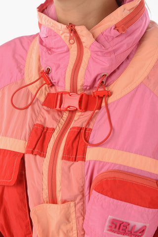 Foldable Hooded MAIA Windbreaker with Clip Belt