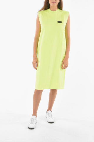 Sleeveless Crewneck Maxi Sweater