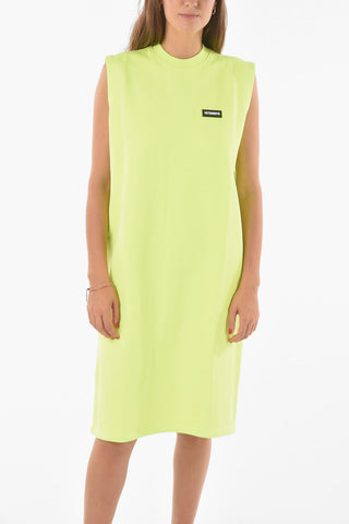 Sleeveless Crewneck Maxi Sweater