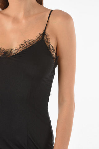 Vestito A Sottoveste Con Dettagli In Pizzo