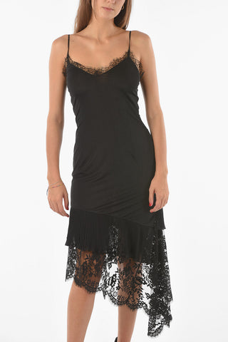 Vestito A Sottoveste Con Dettagli In Pizzo