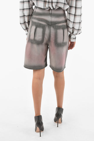ATHLEISURE Jeans Wide Leg in Denim Bicolore a Due Tasche
