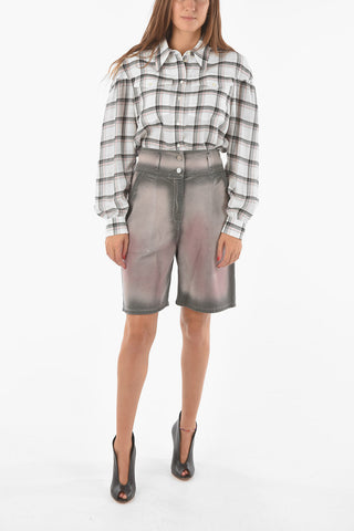 ATHLEISURE Jeans Wide Leg in Denim Bicolore a Due Tasche
