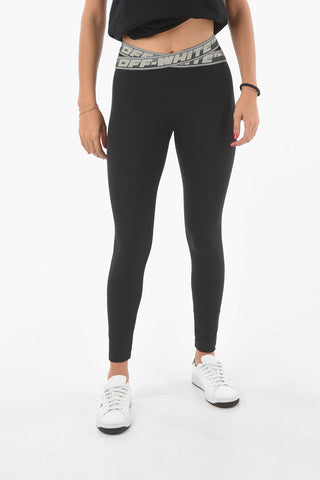 ATHLEISURE Elastic Waistband ATHL LOGO BAND Leggings