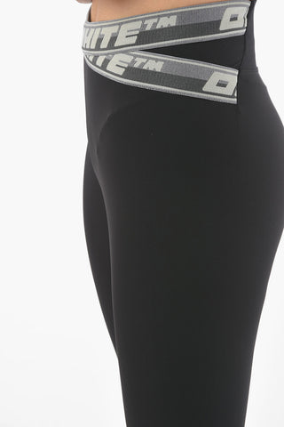 ATHLEISURE Elastic Waistband ATHL LOGO BAND Leggings