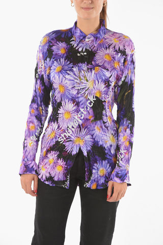 Camicia ASTERS in Seta Jacquard con Stampa Floreale SHUTTERSTOCK
