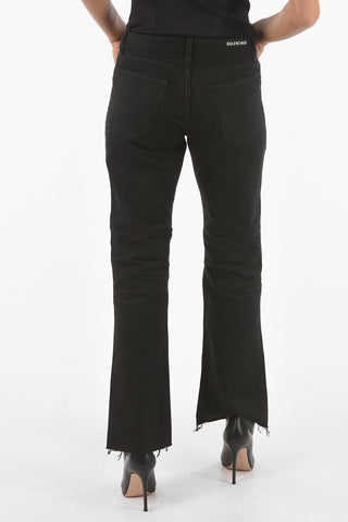 Raw Cut-edged Bootcut Denims