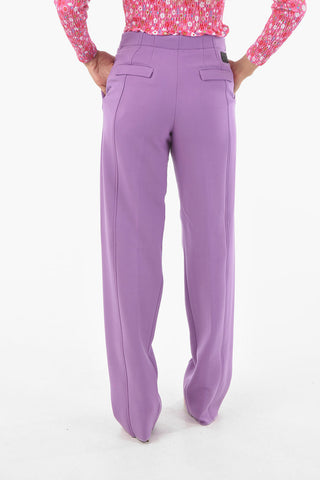 Wool Blend LATEX PURP Palazzo Pants