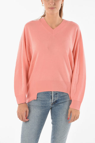 V Neck Slim Fit Virgin Wool Sweater