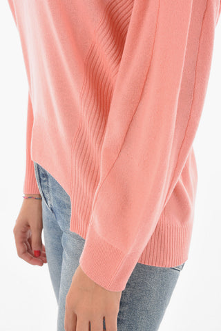 V Neck Slim Fit Virgin Wool Sweater