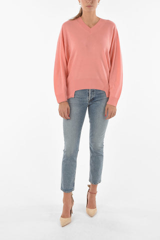 V Neck Slim Fit Virgin Wool Sweater