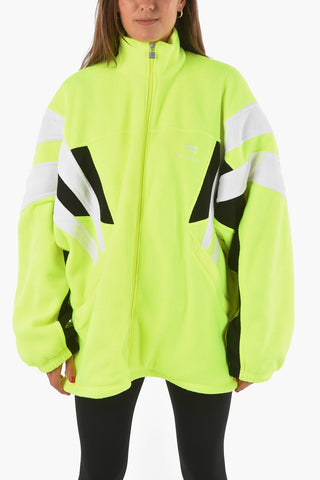 Fleece SPORTY B Tracksuit Jacket with Embroidered Logo