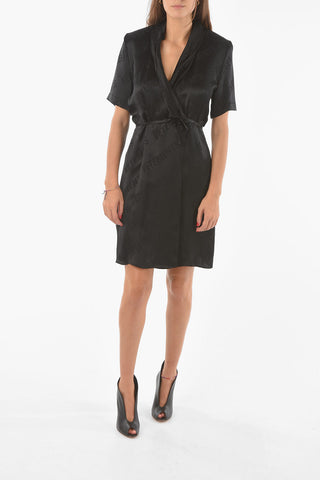 Logoed Wallet Dress With Belt