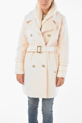 Double-breasted KUNA Down Coat with Removable Collar