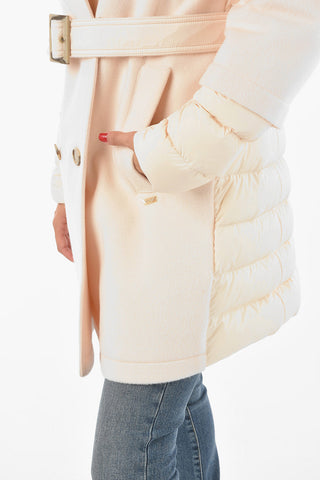 Double-breasted KUNA Down Coat with Removable Collar