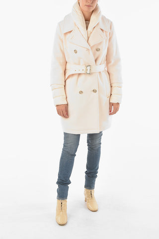 Double-breasted KUNA Down Coat with Removable Collar