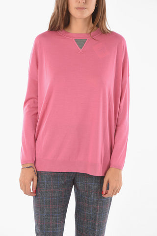 Crew Neck Wool and Cashmere Sweater