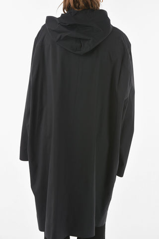 BY RICK OWENS Hooded NESBITT Nylon Parka with Logo