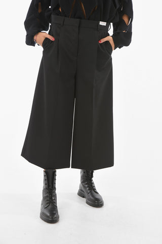 Double Pleated Cropped Pants