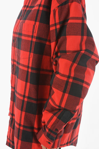 Checkered Flanel Quilted Jacket