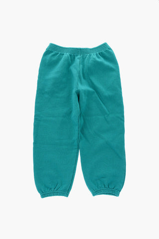 Joggers in cotone garzato a tinta unita