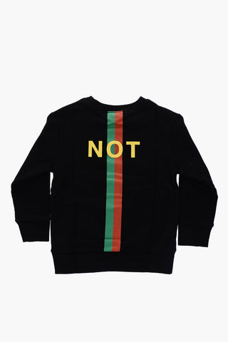 printed crew-neck sweatshirt