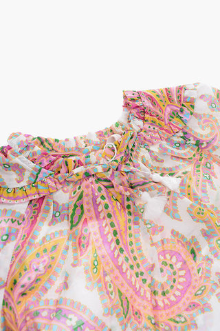 Paisley patterned TEDDY blouse