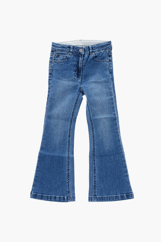 stretch denim bootcut jeans