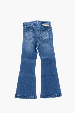 stretch denim bootcut jeans