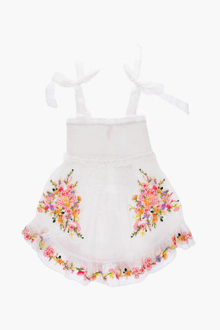 floral embroidered sleeveless MAE dress