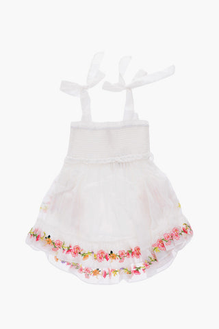 floral embroidered sleeveless MAE dress