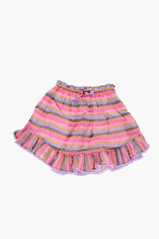 drawstring waist striped POPPY skirt
