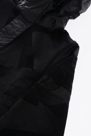 coated cotton hoodie