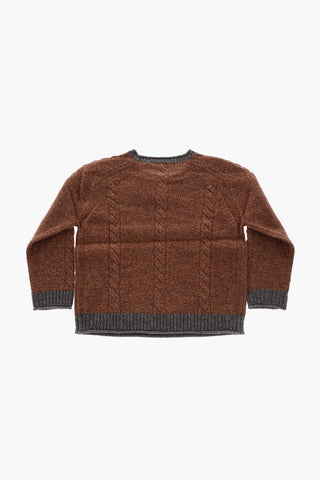 Maglia girocollo in lana