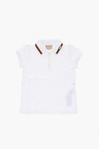 piquè cotton 3 button polo shirt